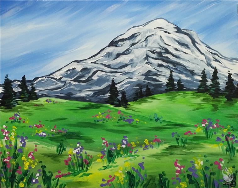 Mt. Rainier at Springtime + Add a Candle