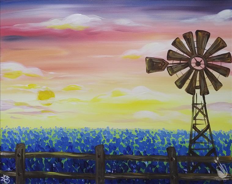 Texas Country Sunset - Set or Single