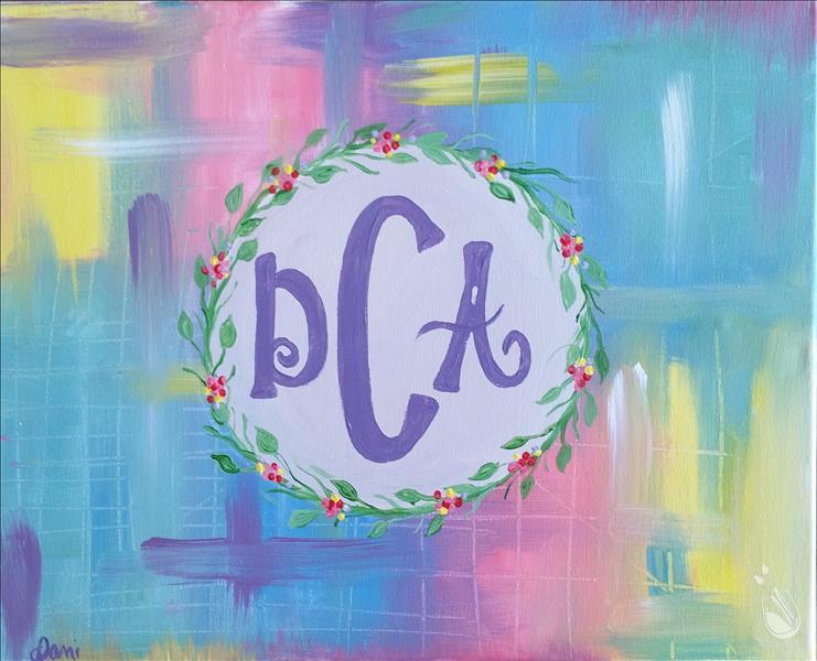Abstract personalized Monogram (Ages 12+)
