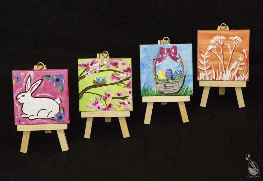 Pastel Easter Mini Easel Set