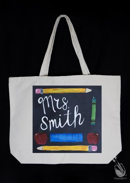 Old-Fashioned Blackboard Tote