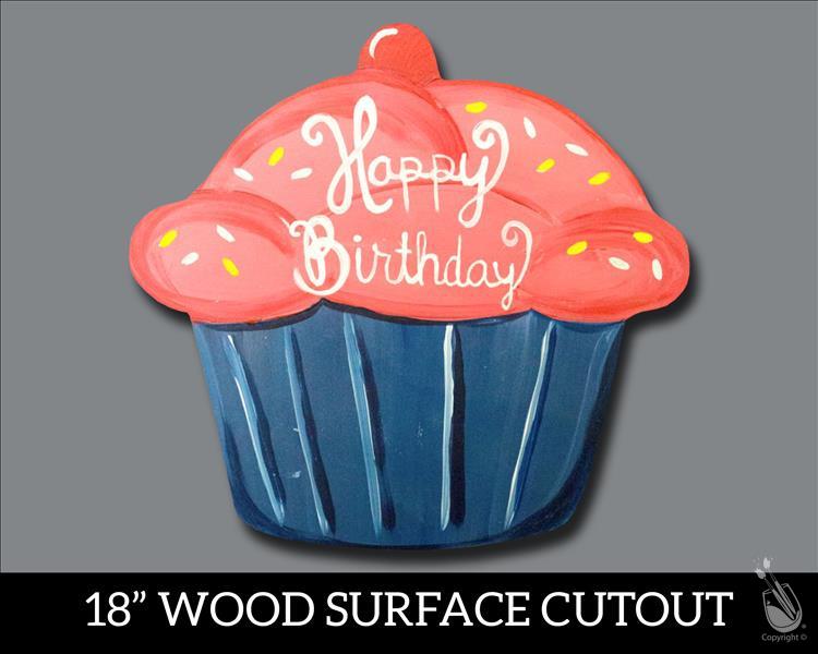 Party Cupcake Cutout