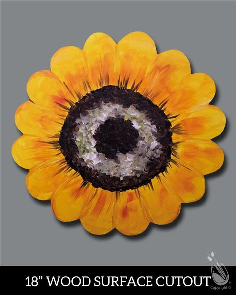 Cheery Sunflower Cutout