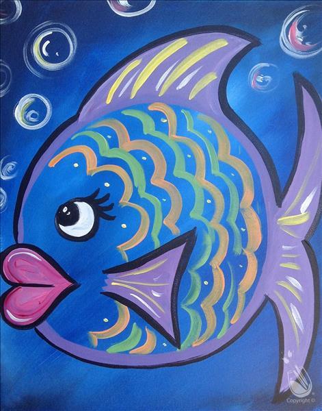 Bubble Fish - Family Paint Day! 6+