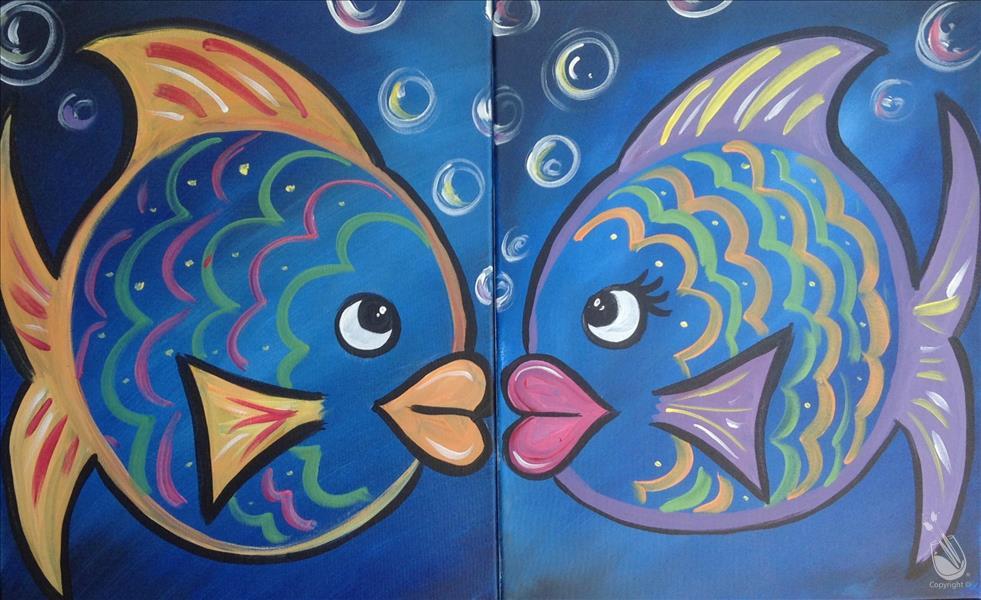 How to Paint Bubble Fish - Set
